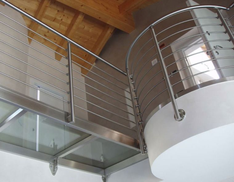 Inox rails for terraces and balconies