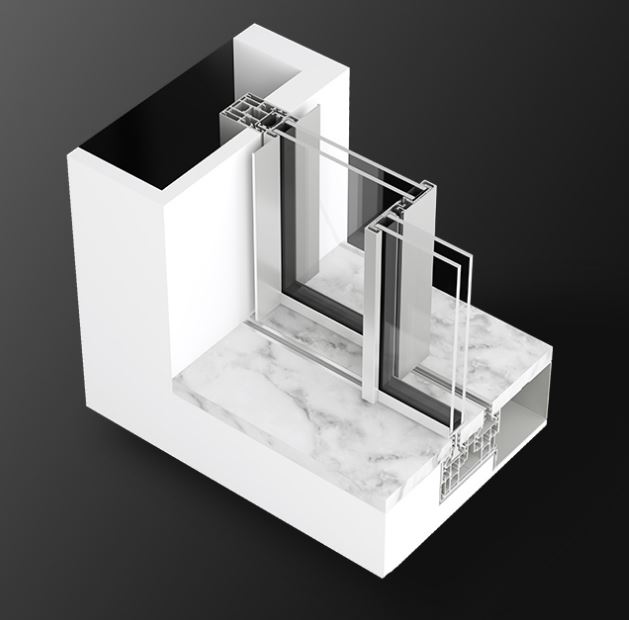 Κουφώματα αλουμινίου ετεμ hyline slim