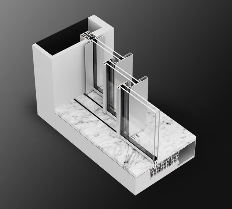 Κουφώματα αλουμινίου ετεμ hyline 30