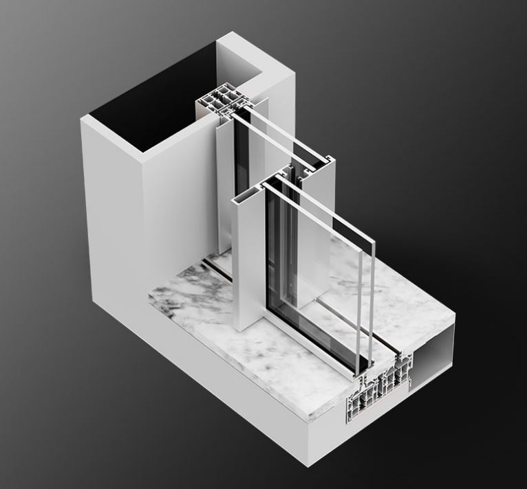 Κουφώματα αλουμινίου ετεμ hyline 40