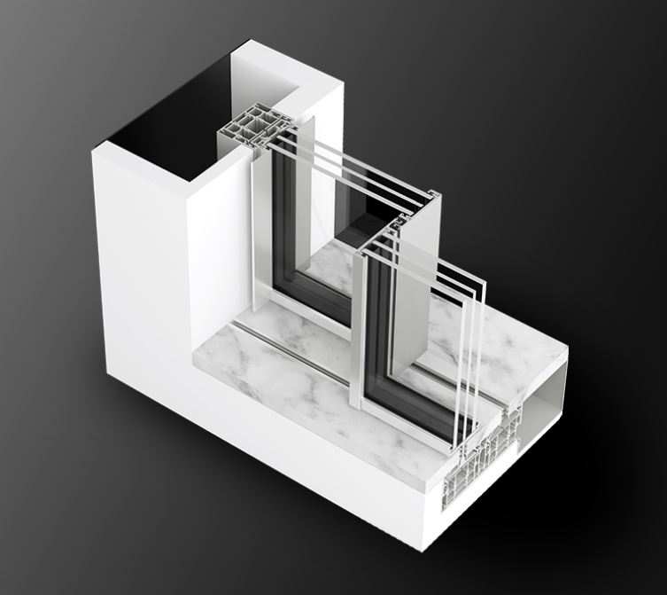 Κουφώματα αλουμινίου ετεμ hyline 50