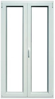 δίφυλλο παράθυρο σε  λευκό χρώμα σε προσφορά