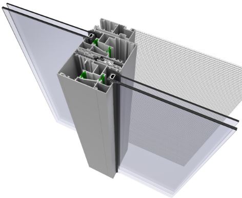 Κουφώματα αλουμινίου συρόμενο θερμομονωτικό ηχομονωτικό σύστημα europa 10000