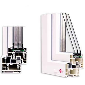 synthetic pvc frames tilt and turn rehau geneo phz